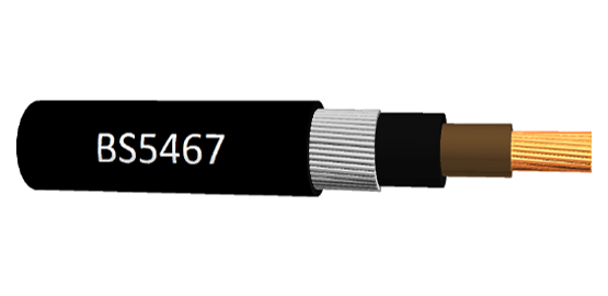 BS5467 kabel en- och flerledarkablar